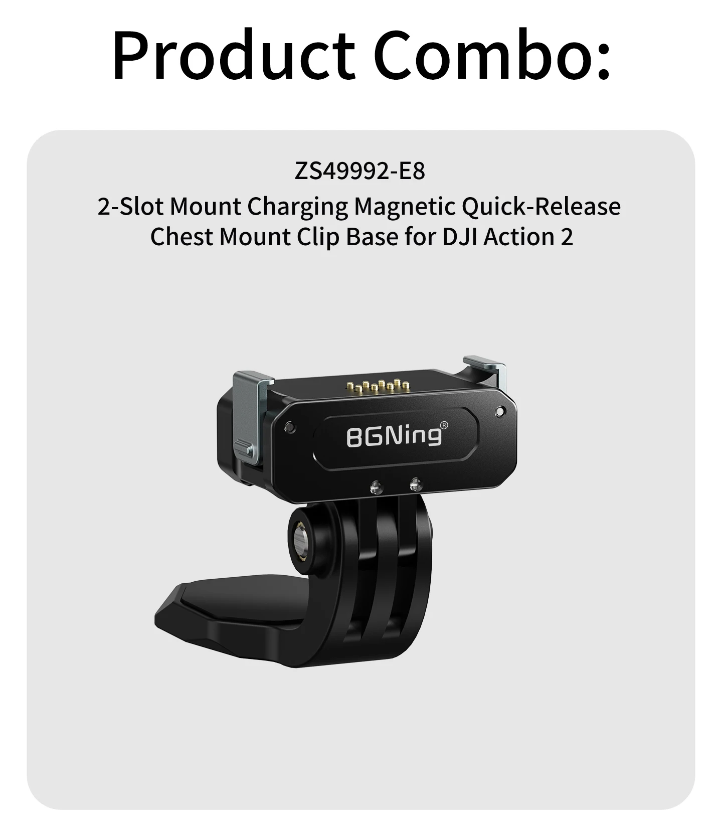 Action Kamera Halterung POV Brust Hut Clip für Insta360 Go3S Rahmen Feste Magnetische Quick Release für Go Ultra für DJI GoPro Halterung – Detail 12