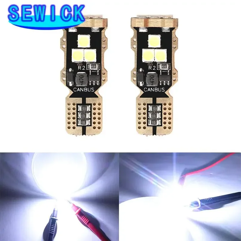 

100 шт. 12 В Высокая мощность 3030 9Smd 3D 3 Вт W16W Автомобильные светодиодные стоп-сигналы 921 T15 6000K белый W16W CAN-шина без ошибок авто задний фонарь