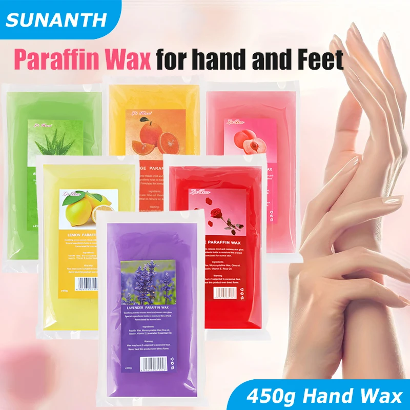 450g/200g Paraffinwachs Hand- und Fußfüße Maske Peel Off 3 Stücke/1 Stücke SPA Feuchtigkeitsspendende 200g/450g Hand Weiches Wachs Für Bikini Körper