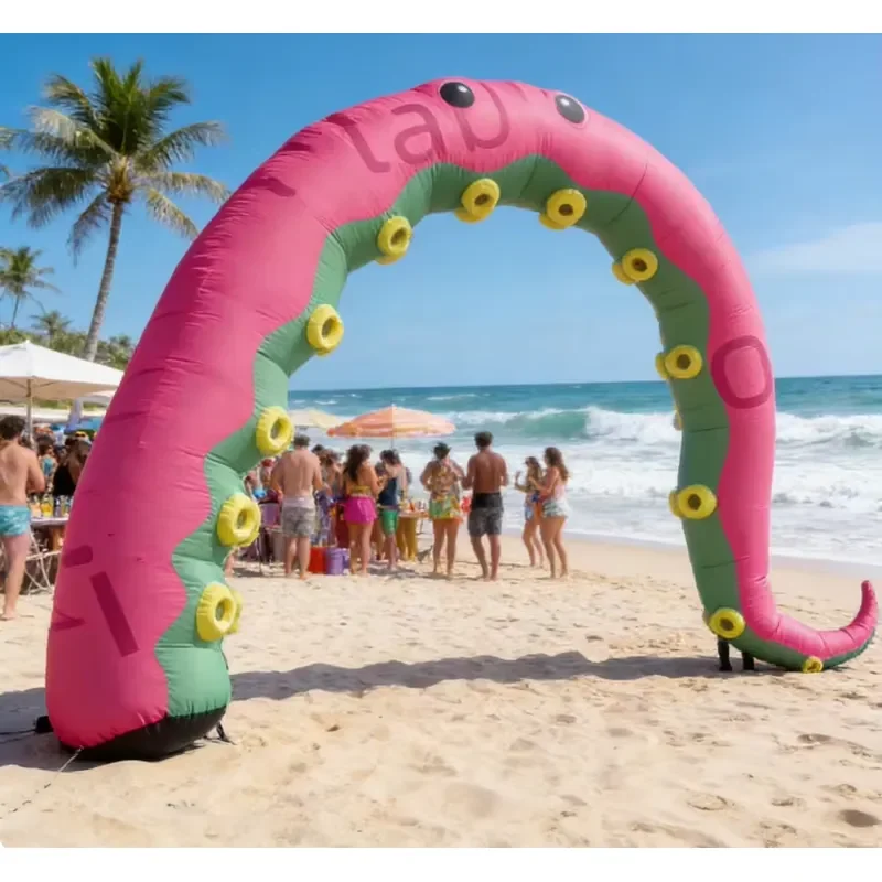 Giant Inflatable Octopus Tentacle, Inflatable Octopus Arch for Amusement Park Event Decoration