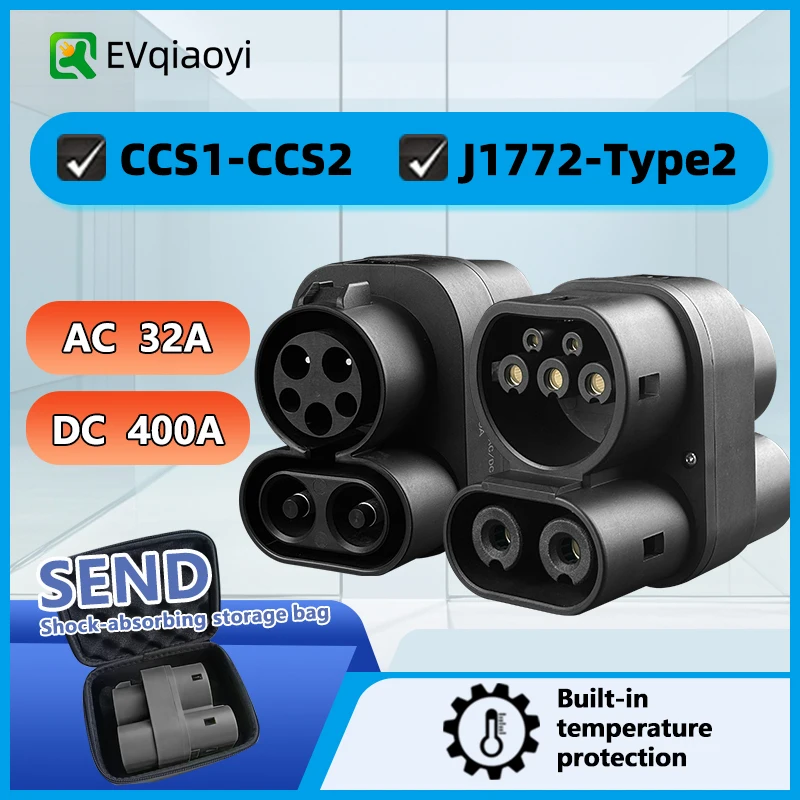 Adattatore CCS1 a CCS2 EVqiaoyi: La Soluzione Definitiva per la Ricarica Rapida dei Veicoli Elettrici