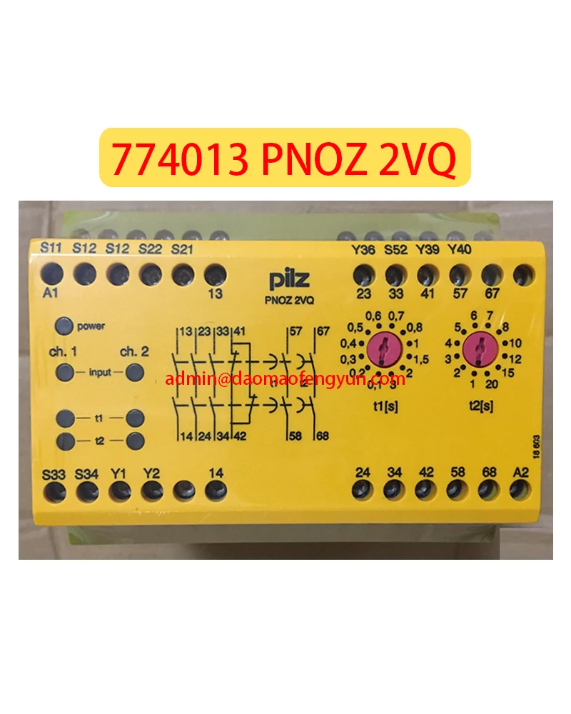 

Brand new 774013 PNOZ 2VQ Safety Relays