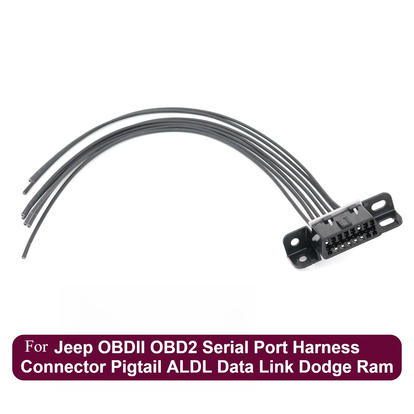 For Jeep OBDII OBD2 Serial Port Harness Connector Pigtail ALDL Data Link Dodge Ram