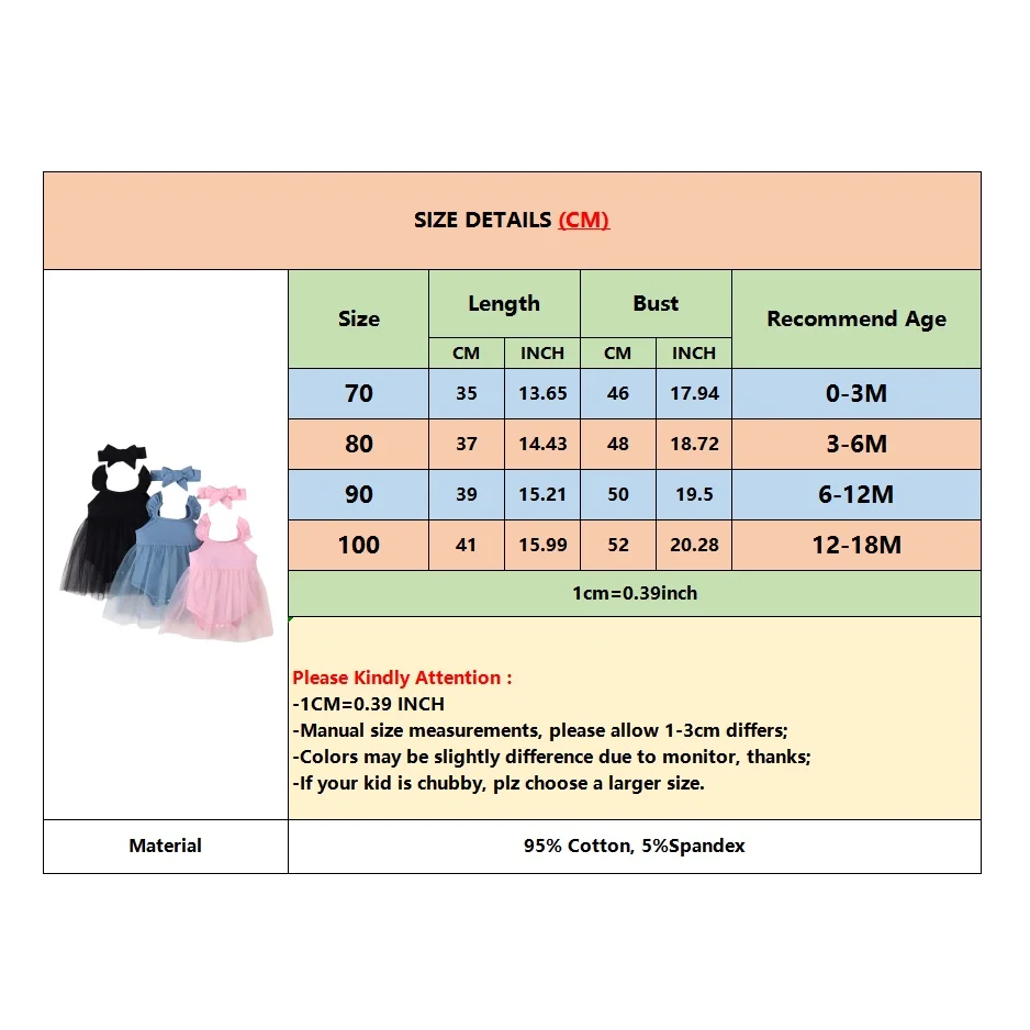 0-18 Months Newborn Baby Girl Romper Dress Sleeveless Black Lace  Dress with Headband 2PCS Costume Infant Baby Girl Jumpsuit