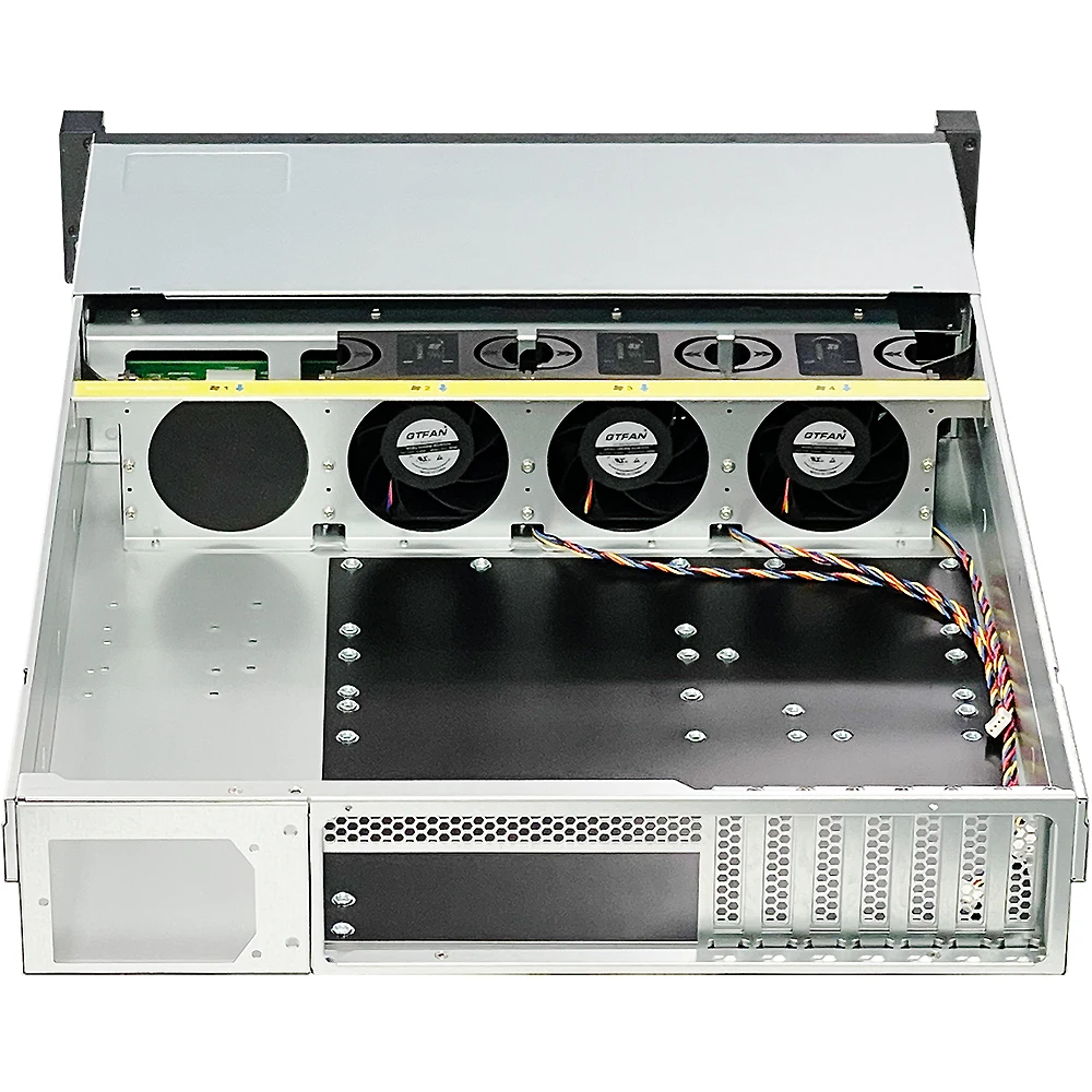 ZhenLoong-Storage Server Case, 8 Bay Rackmount, Chassi Hotswap, Profundidade 650mm, Backplane MiniSAS 12GB, Suporte EATX Motherboard, X28 2U