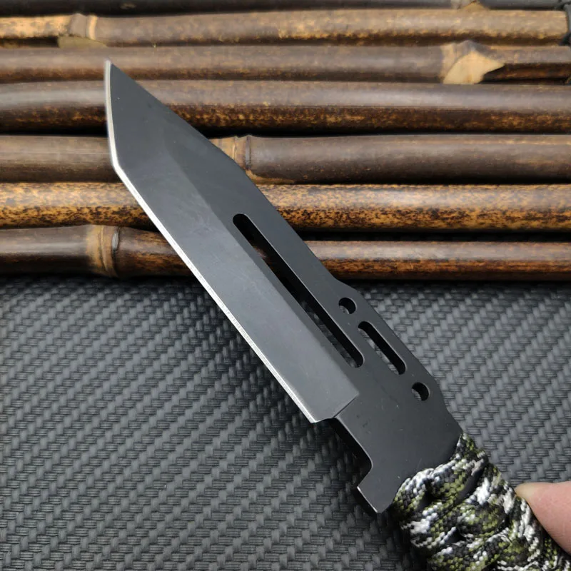 Real CS GO Paracord knife Counter Strike Tactical Straight cutter coltelli da caccia guaina da campeggio sopravvivenza coltello colorato