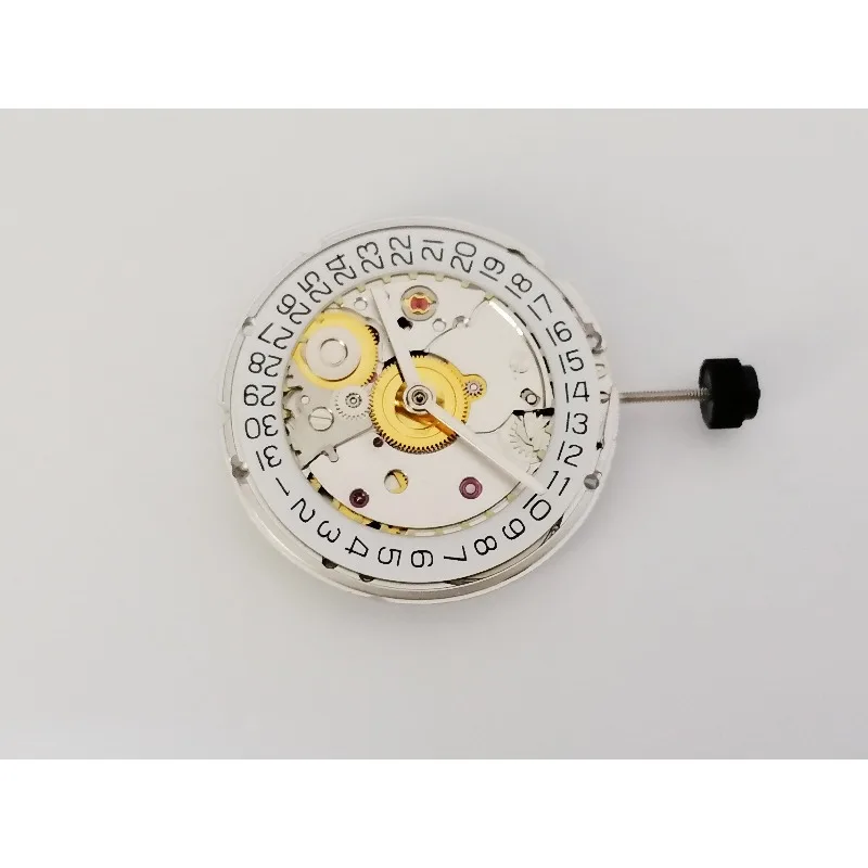 حركة الساعة لحركة 2824، عجلة توازن سوداء، بندول أسود، تقويم فردي ثلاثي الدبابيس، حركة أصلية