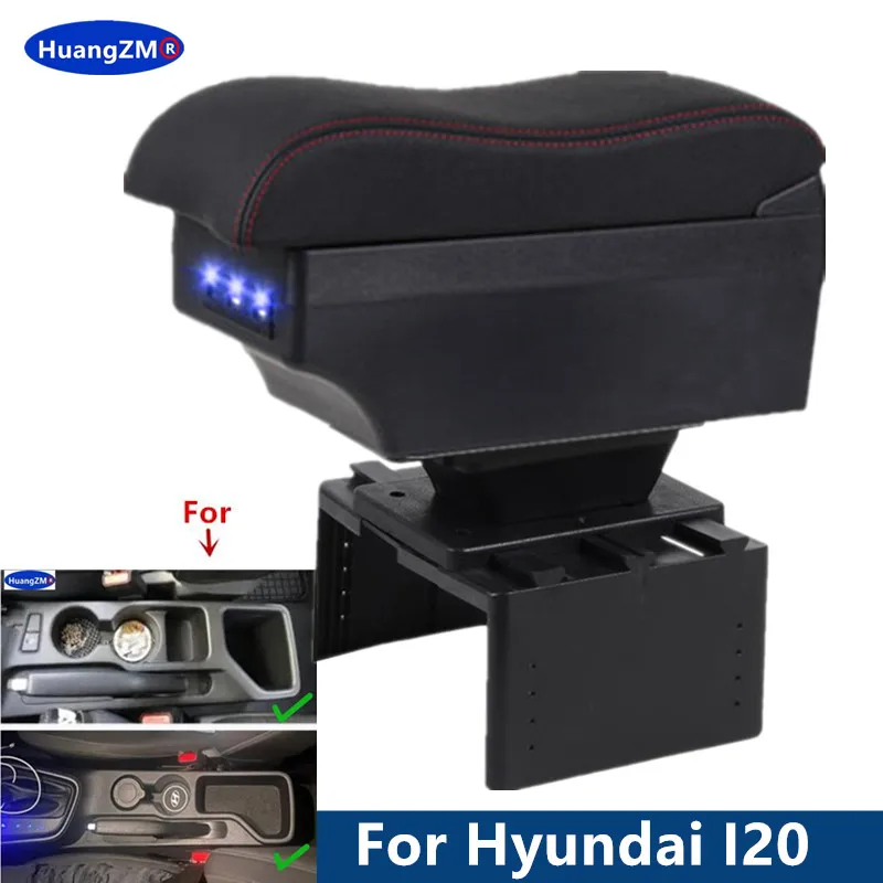 Per Hyundai I20 scatola del bracciolo Per Hyundai i20 scatola del bracciolo dell'automobile 2021