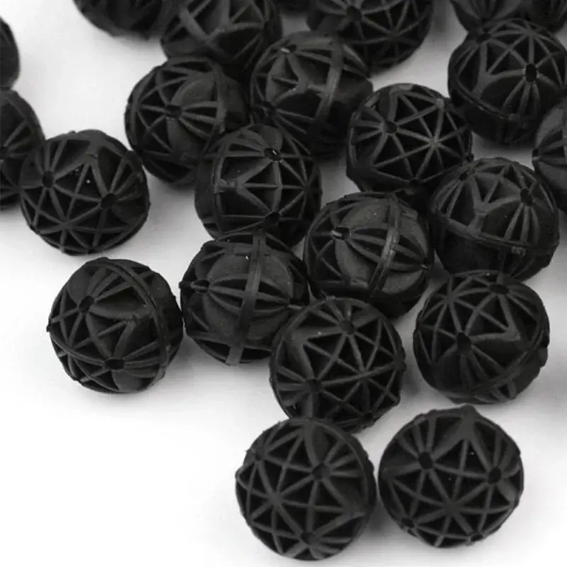 50Pcs 16mm Aquarium Bio Filter Balls Fish Tank Pond Filtration Media Biochemical Water Cleaning Filters Marine Accessories Set - view 4