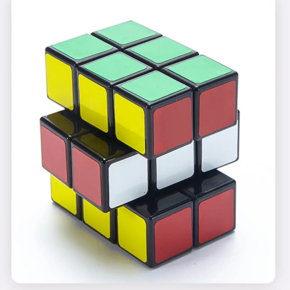 Lanlan 2X3X3 Zwarte Sticker Snelheidskubus 233 Magische Kubus Professionele Hersenen Teaser Puzzel Speelgoed Onderwijs Speelgoed