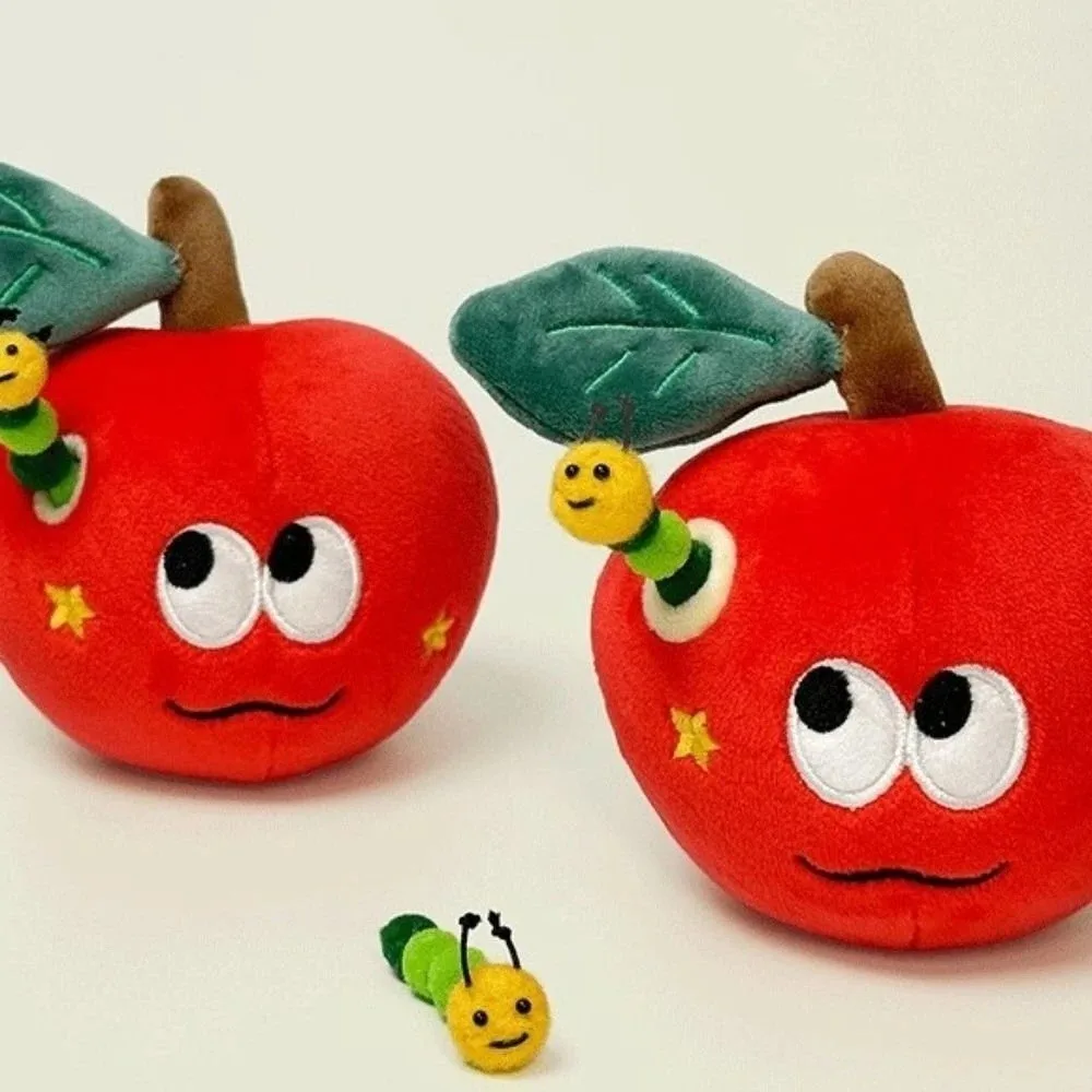 Bellissimo cartone animato frutta romantico rosso creativo anello organizzatore morbido e carino regalo di San Valentino celebrazione dell'anniversario