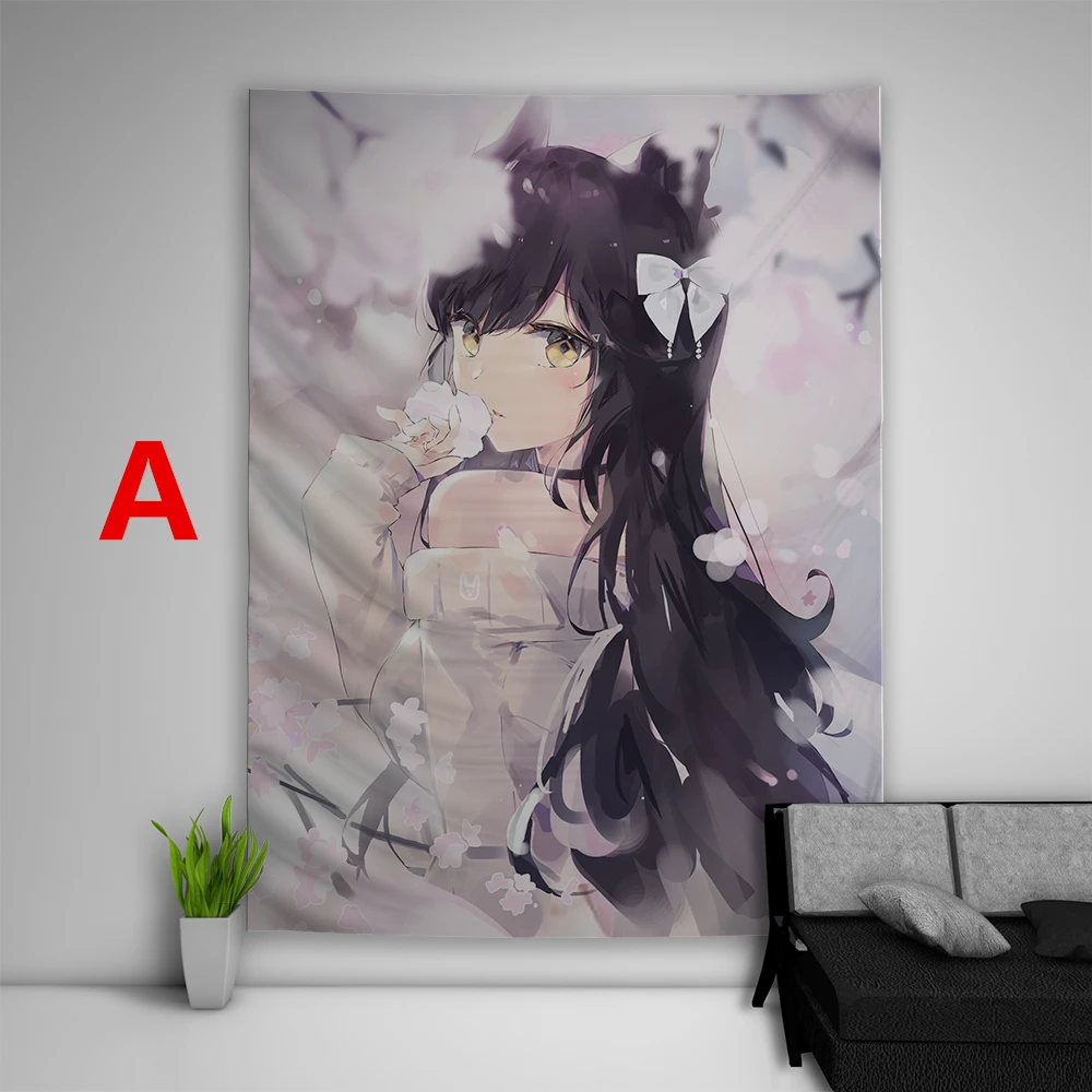 Azur Lane Akagi Kaga Atago Canvas Painting Prints Cartoon Anime Posters Room Decor for Bedroom Home Decoration Pictures No Frame