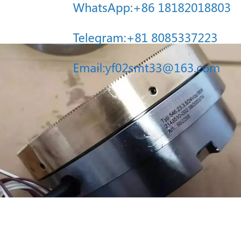 546-23-34-NF Electromagnetic Tooth Clutch 250Nm DC24V Full Depth Full Position Gear Clutch For Printing Packaging CNC Machine