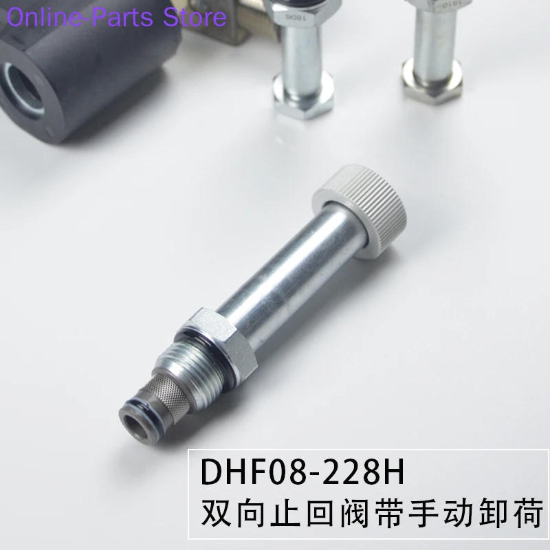 Electromagnetic Thread Plug-in Valve Two-way Check Normally Closed DHF08-228H Manual Unloading SV08-28