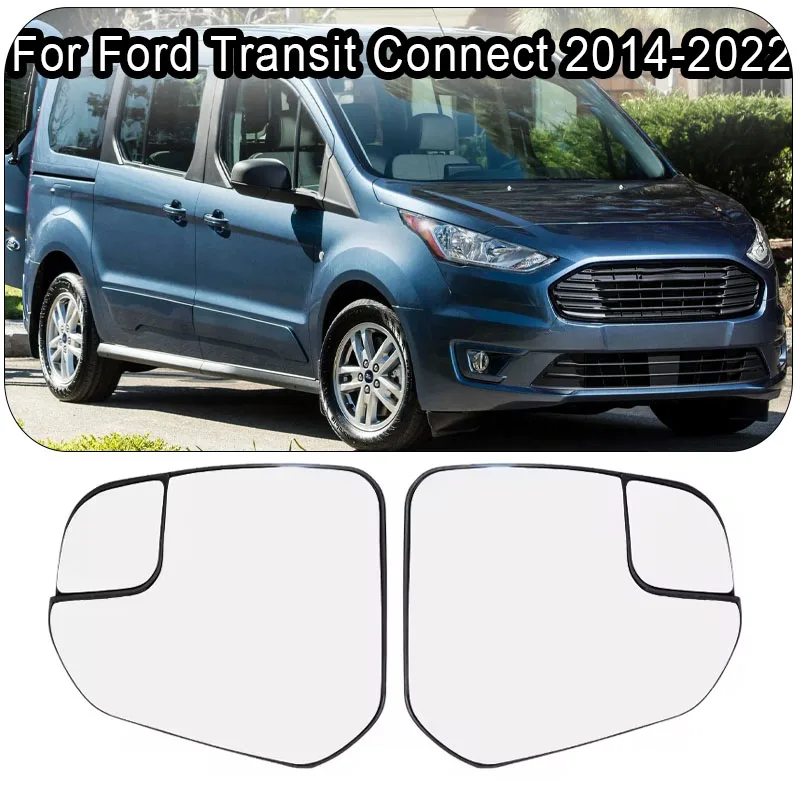 

For Ford Transit Connect 2014-2022 Rearview Mirror Heating Glass Car Heated Mirror Glass Car Accessories