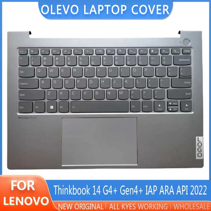 

New For Thinkbook 14 G4+ Gen4+ IAP ARA API 2022 Laptop Palmrest Case Keyboard US English Version Upper Cover