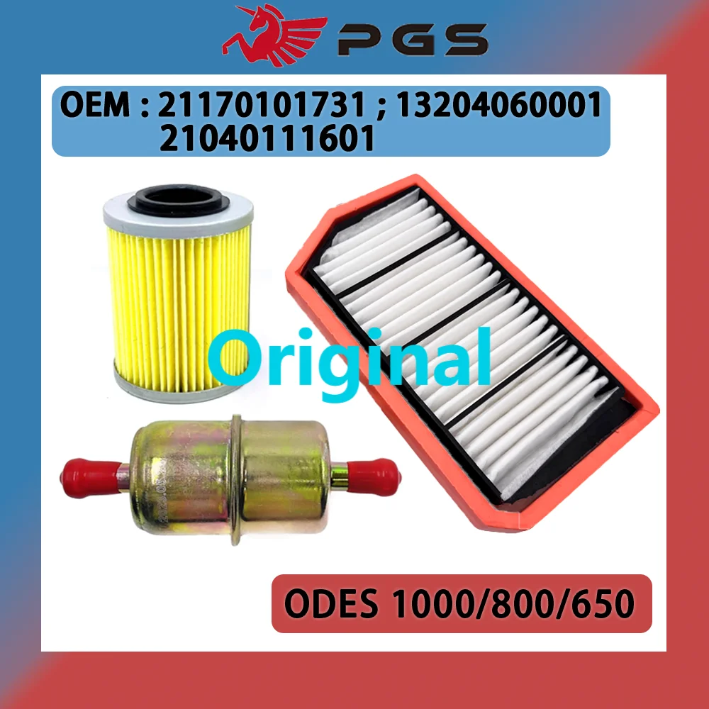 Original Filter Set Oil Air and Fuel filte For ODES 650 800 ATV 21170101731 13204060001 13204060000 21040111601