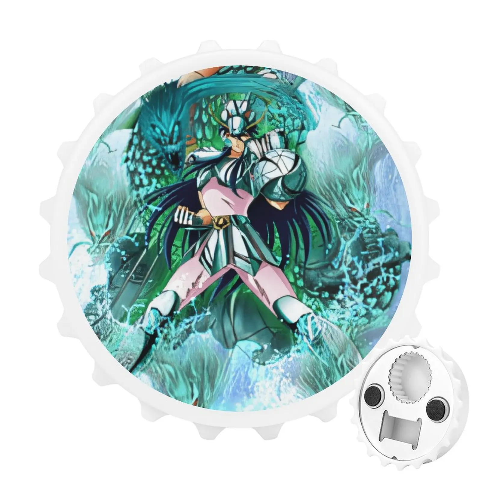 

Refrigerator Magnet Bottle Opener Magnetic Attraction Alloy Material Customization Saint Seiya Bronze Saint Dragon Shiryu Goods