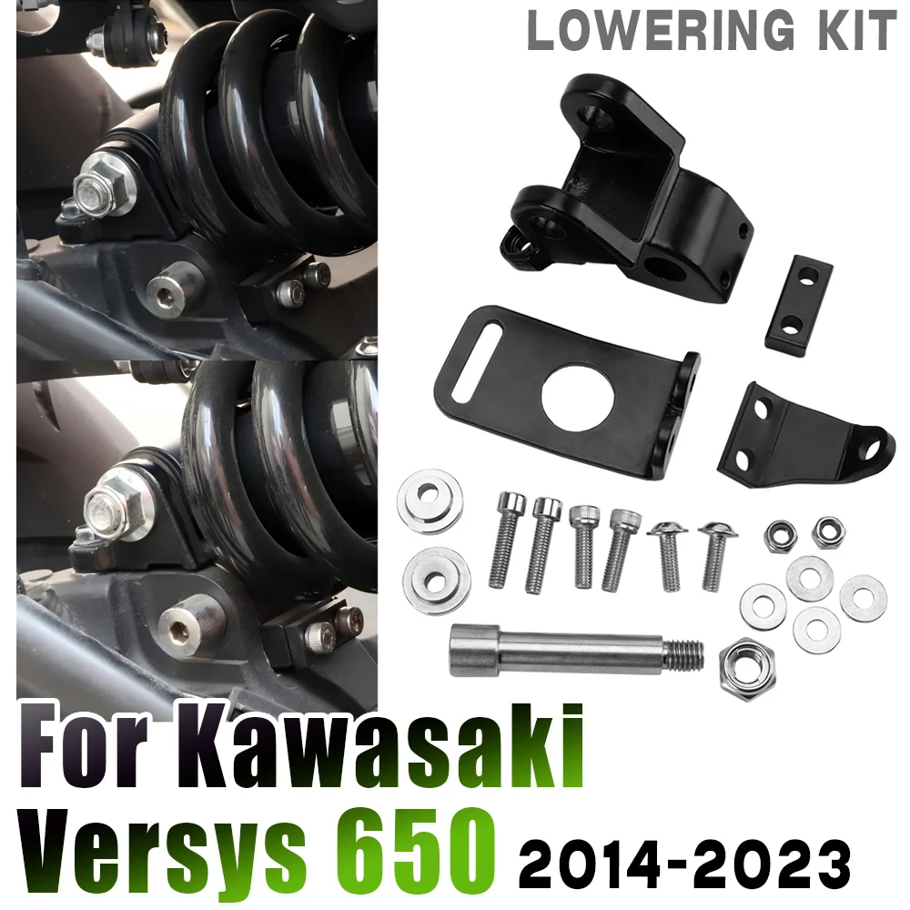 Fit For KAWASAKI VERSYS 650 Versys 650 2014-2024 2020 2021 Lowering Link Kit Motorcycle Rear Suspension Drop Lever Body Lowering