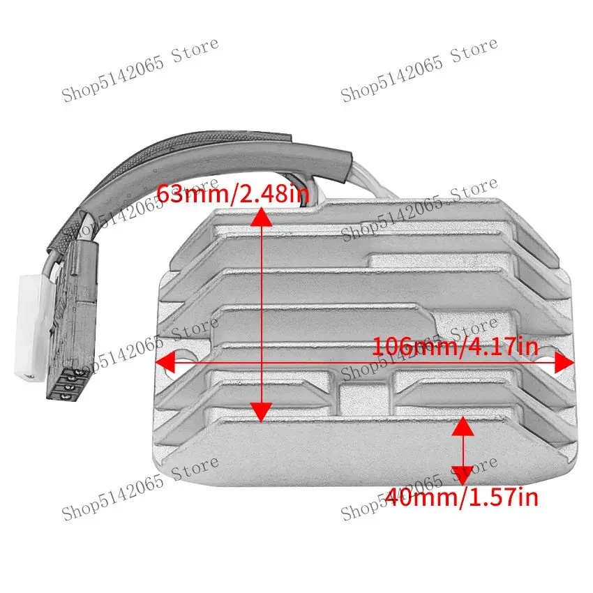 01983600 Charging Regulator for Hatz 1B 20 1B 20V 1B 30 1B 40 1B40V/W 1B 50 (12 V, 30 A) 5 pin 1B20 NON EPA 1B40 1B40 1B20V 1B30