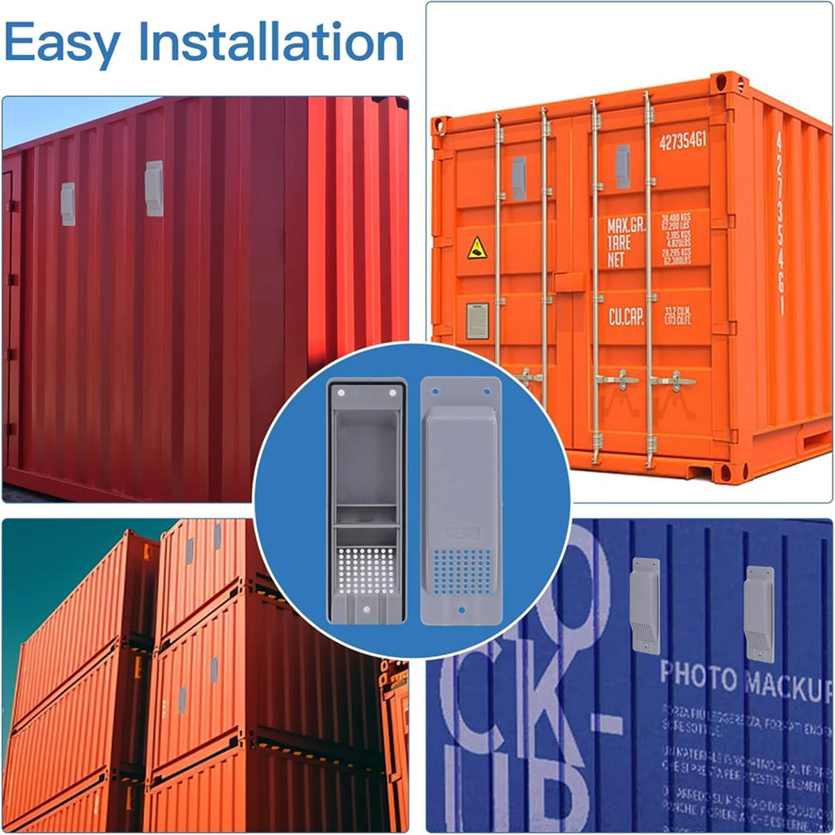 Kit de ventilación de aire, contenedor de envío resistente, accesorios de flujo, 8 paquetes