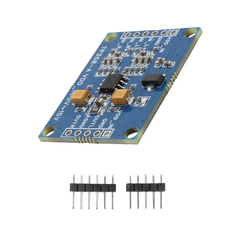 ABGI-Stereo-Symmetrisch-zu-Asymmetrisch-Konverterplatine, Analoges Audio-Differenzeingangs-zu-Einphasen-Ausgangsmodul, 5V-15V DC – Detail 7