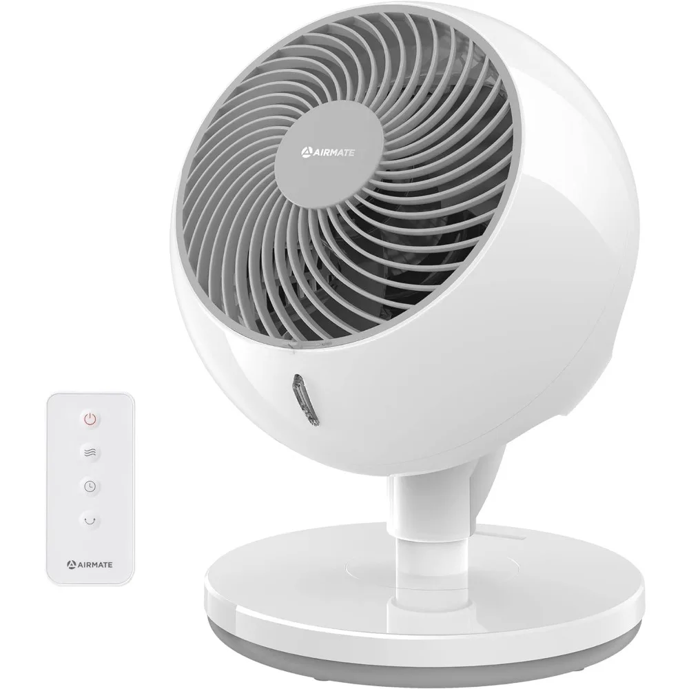 Large Air Circulator Fan for Bedroom, 120°+90°Oscillating Fan with Remote, 12in Quiet Cooling Fans, High Velocity Floor Fan