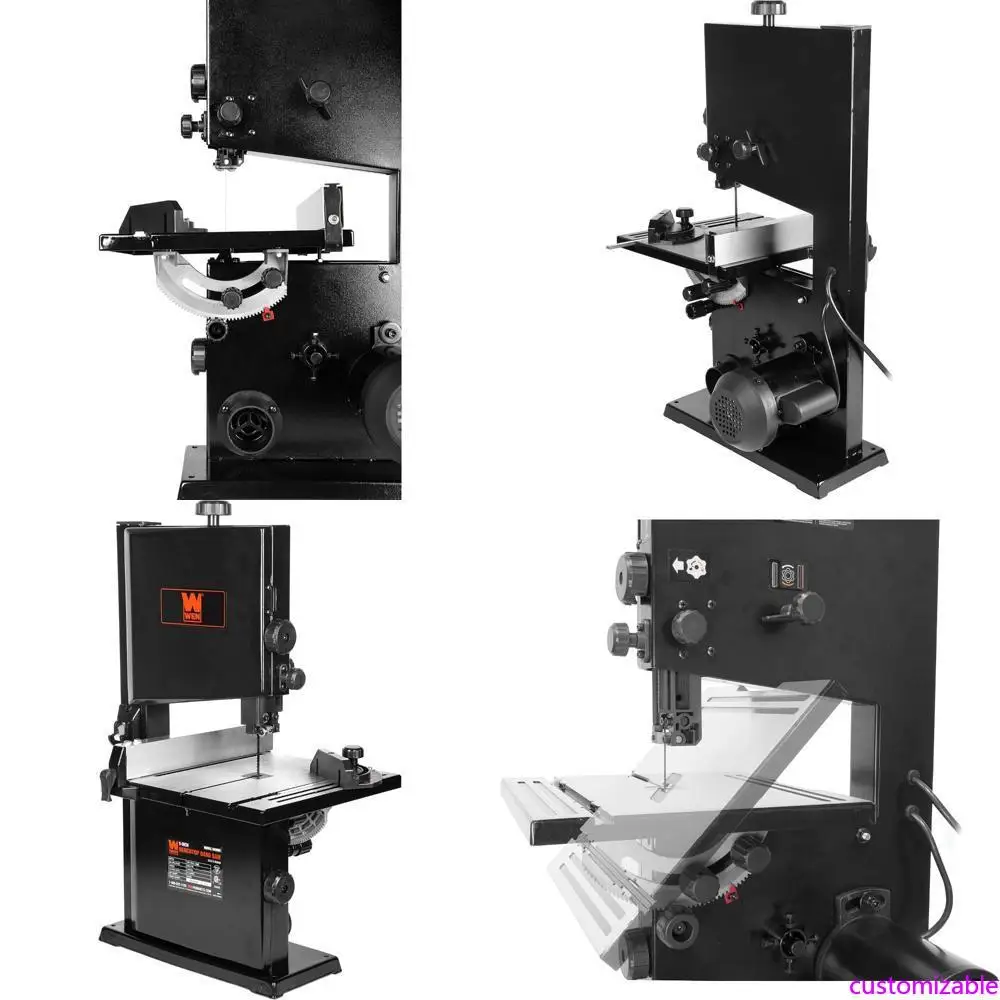 Sierra de cinta de sobremesa de 9 pulgadas y 2,8 amperios de WEN modelo BA3959
