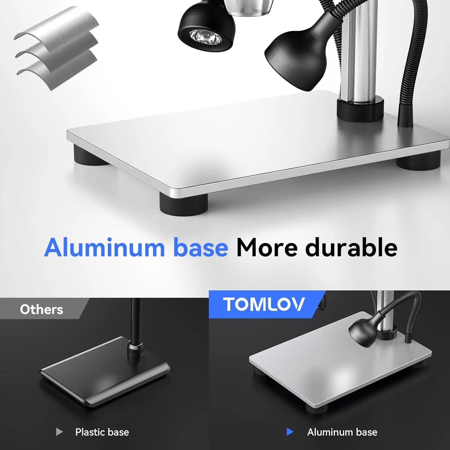 TOMLOV 1000X DM4S Digital Microscope:4.3