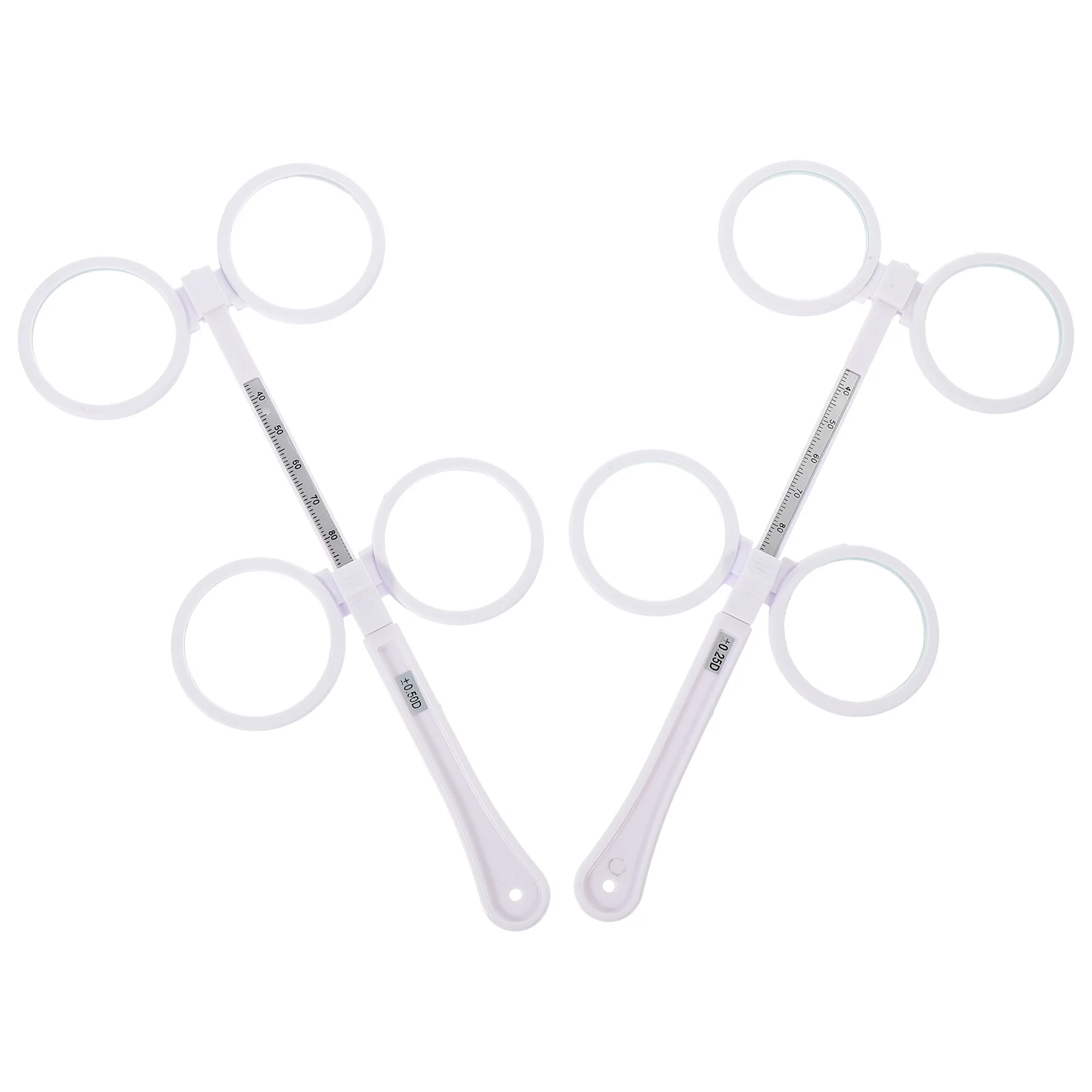 

2Pcs Optical Flipper Lens Flip Lens Optometry Flips Safe Lightweight for Weak Vision Training Optical Flipper Set Optometry Test