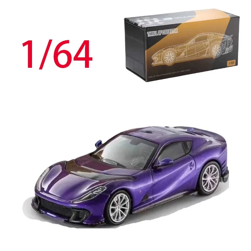 

TOC Diecast 1/64 Scale Feirrari Alloy Car Model Feirrari 812 Competizion Play Vehicles Toys for Boys Original Box Display