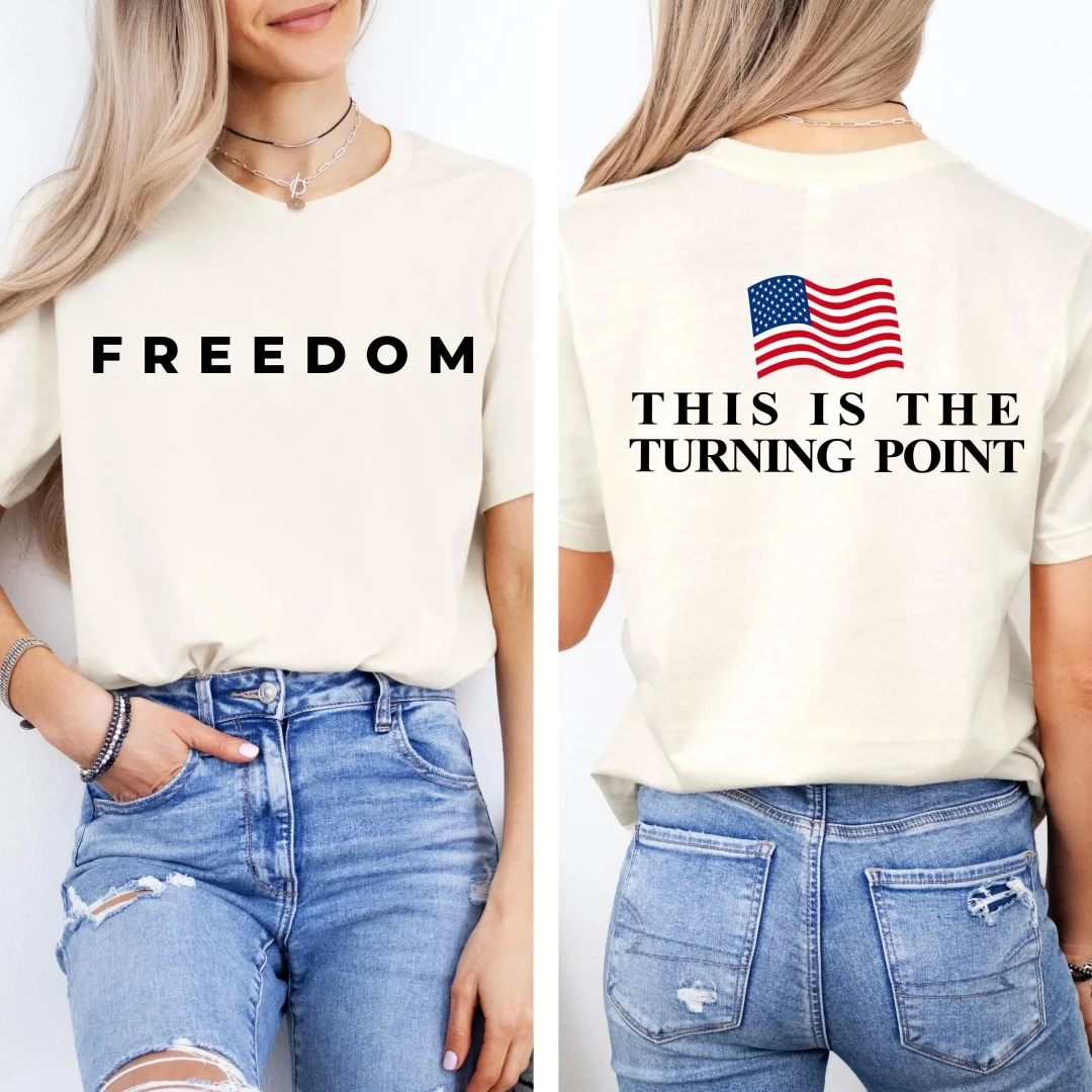 This Is The Turning Point Shirt, Charlotte Kirk Shirt, Social Justice Top Freedom of Speech, Shirt, Politisches Aktivisten-Shirt
