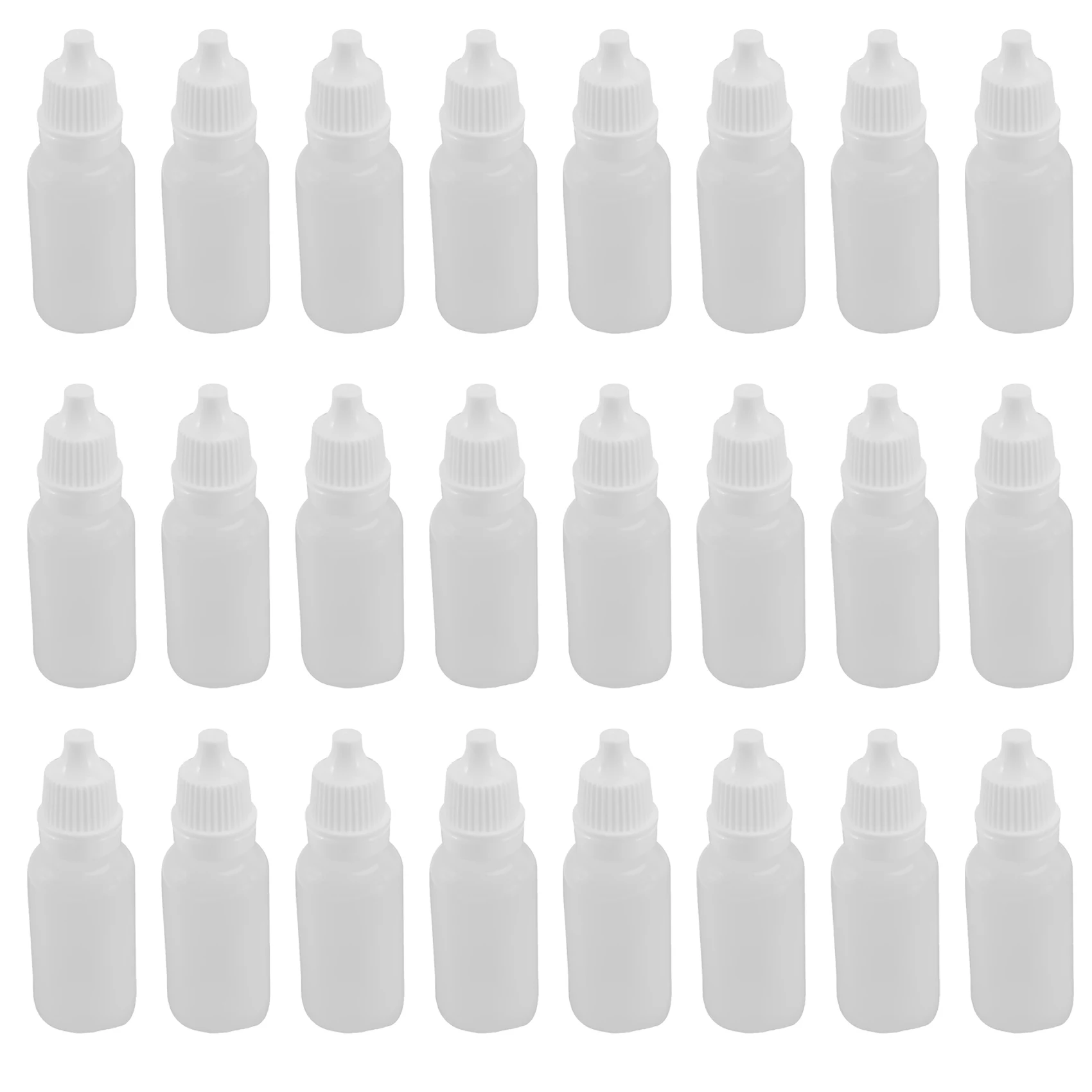 ABNM 100PCS 15Ml 빈 플라스틱 짜기 Dropper 병 눈 액체 Dropper 리필 용 병
