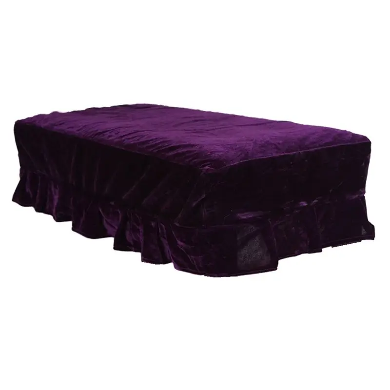 AEF5-Piano Bench Cover Gold Velvet Piano Double Bench Cover Dust-Proof Thickened Piano Bench Cover Guzheng Piano Bench Cover