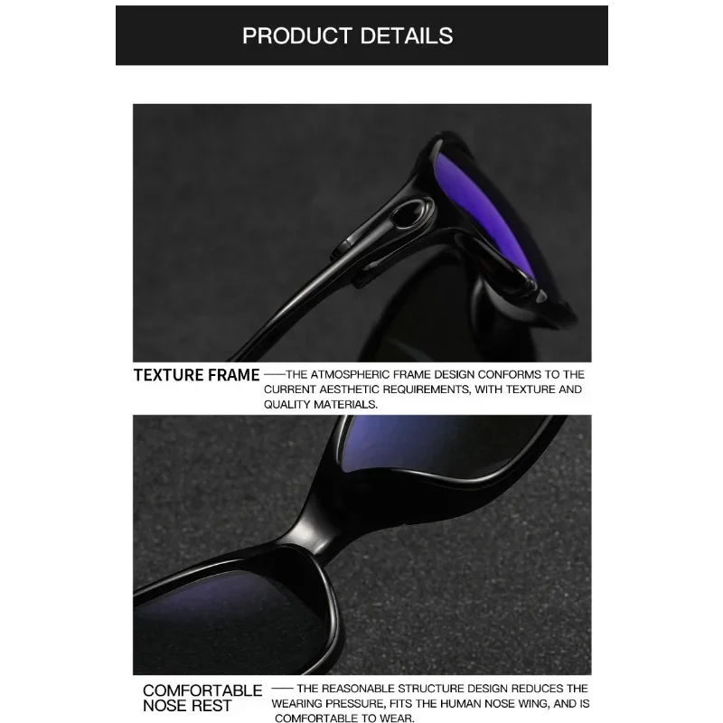 Retro-Sonnenbrille, bunte Sport-Sonnenbrille, winddicht, UV400, UV-Schutz, modische Sonnenbrille für Männer und Frauen – Detail 6
