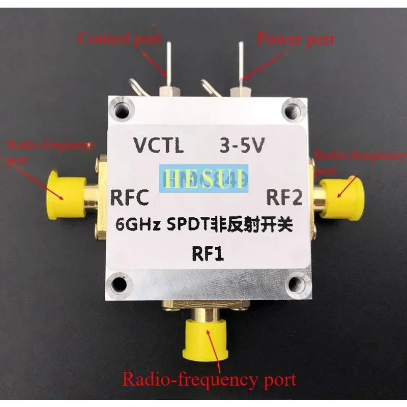 HMC849 High isolation non-reflective DC to 6 GHz SPDT RF switch