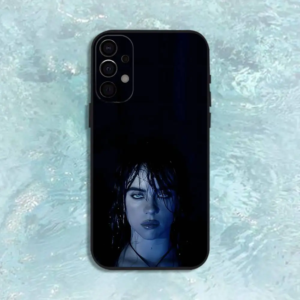 حافظة هاتف SINGER LUNCH B-BILLIE لهاتف سامسونج S25، S24، S21، S22، S23، S30، Ultra، S20، Plus، Fe، Lite، Note، 10,9,5G غطاء أسود