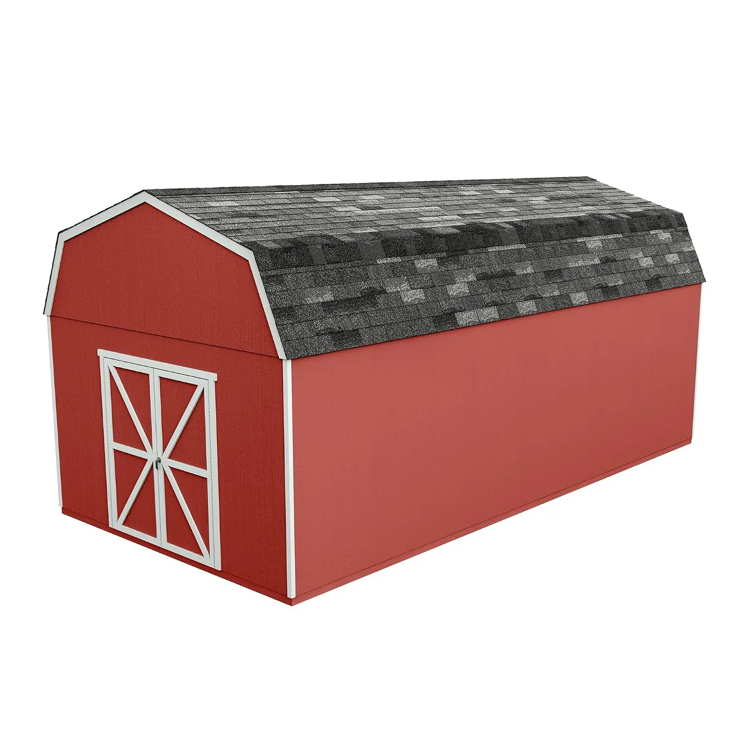 12x24 Wooden Storage Shed with Floor Kit DIY Outdoor Garden Tool House Backyard Workshop, Customized