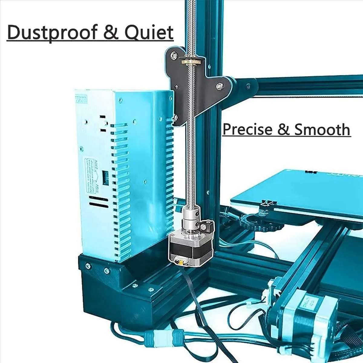 

[A26M] 2X for Ender 3 Dual Z Axis Upgrade Kit with Lead Screw Stepper Motor,3D Printer Accessories Parts for Creality Ender 3