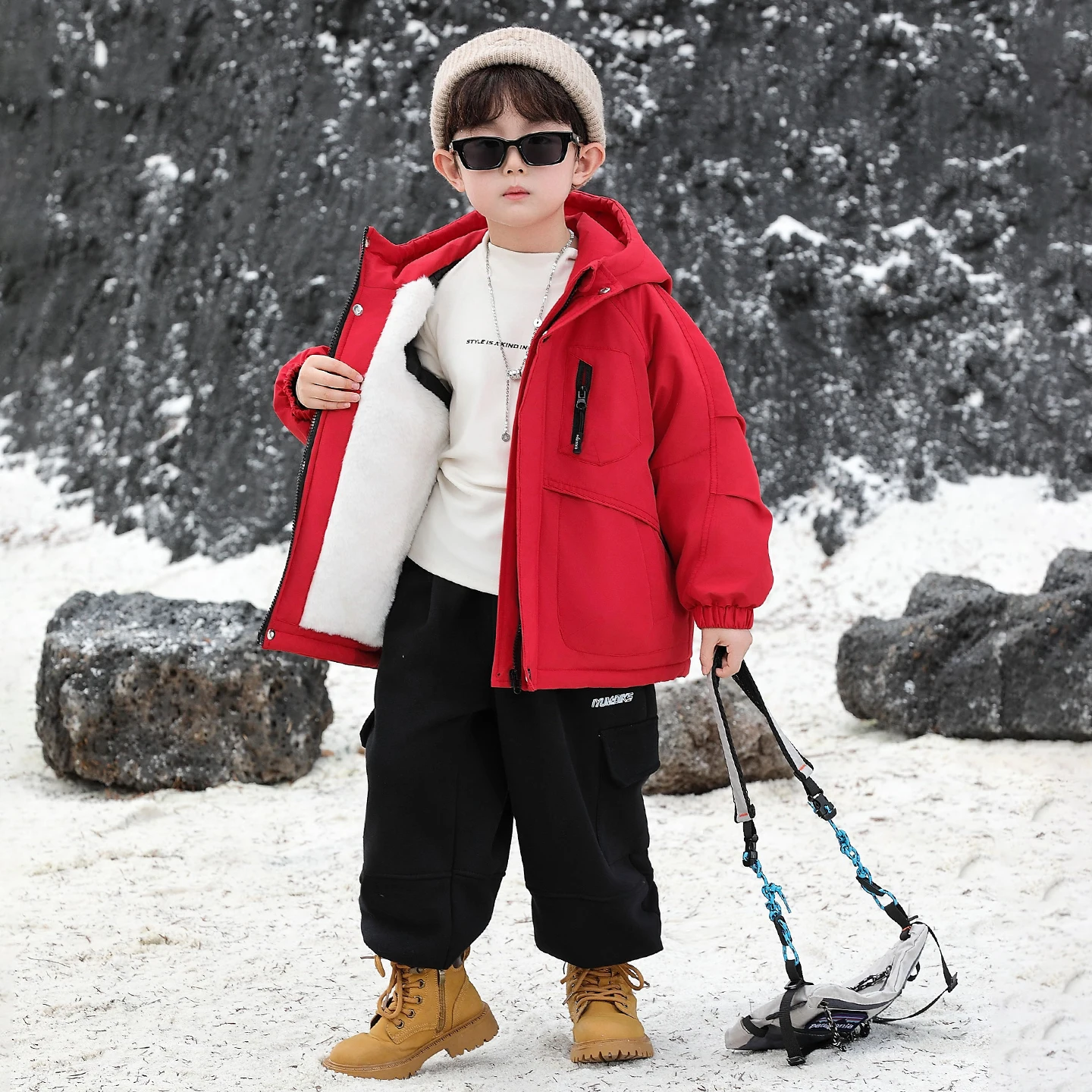 

Утепленная хлопковая куртка для мальчиков: модная детская осенне-зимняя одежда, парка, зимнее пальто для малышей, хлопковая верхняя одежда