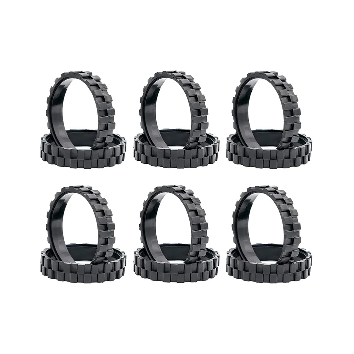 ยางล้อยางสำหรับ iRobot Roomba I7 I7บวก E5 E6 E7 500 600 700 800 900ชุด S9 S9 + ชิ้นส่วนเครื่องดูดฝุ่น12ชิ้น