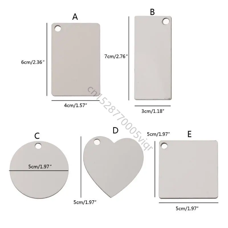 12 جهاز كمبيوتر تسامي الحرارة الخشبية مضغوط مفاتيح مفاتيح مزدوجة قابلة للطباعة أبيض فارغ الفارغ #6