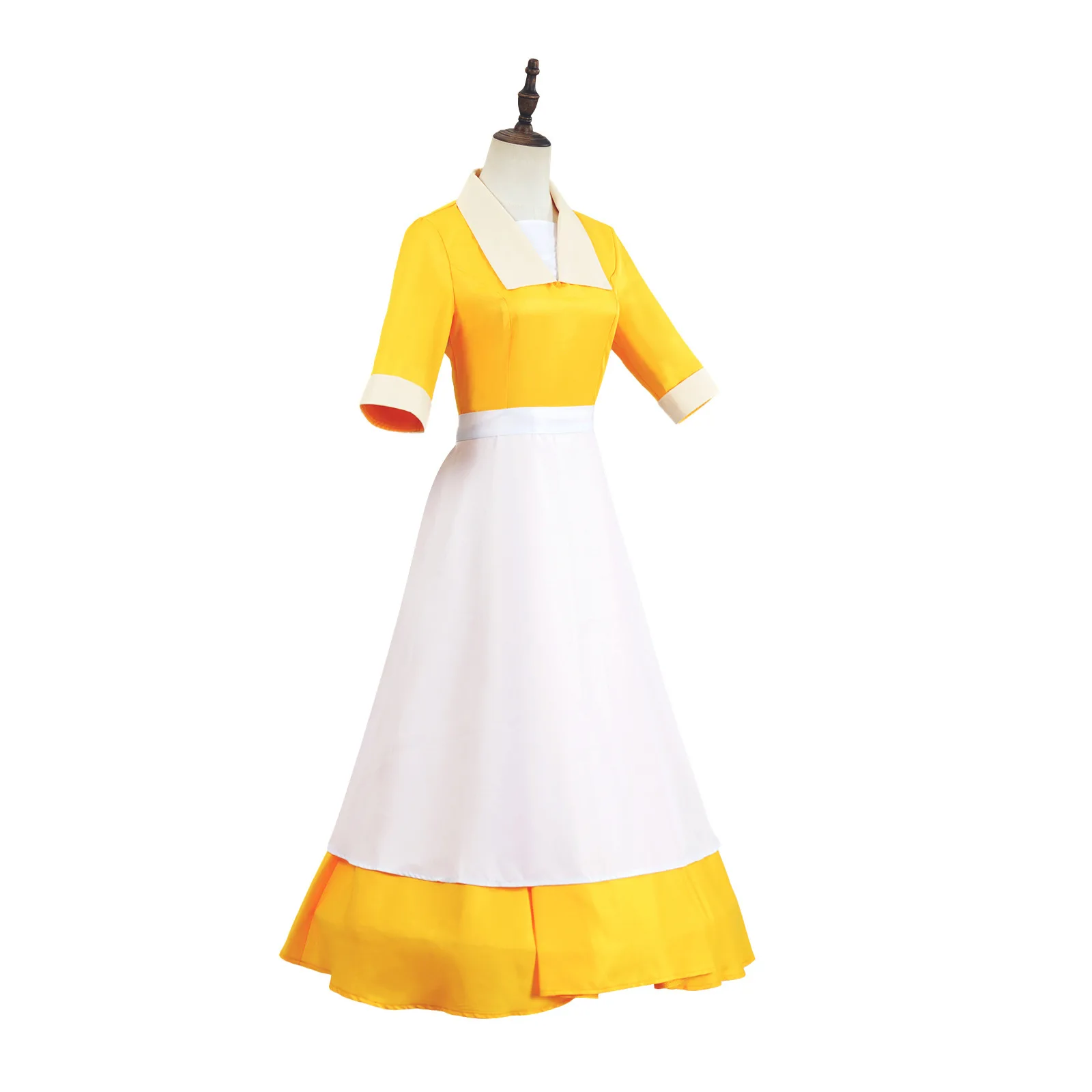 

Yellow Princess Servant Costume Princess Dress Stage Costume Cosplay Costume