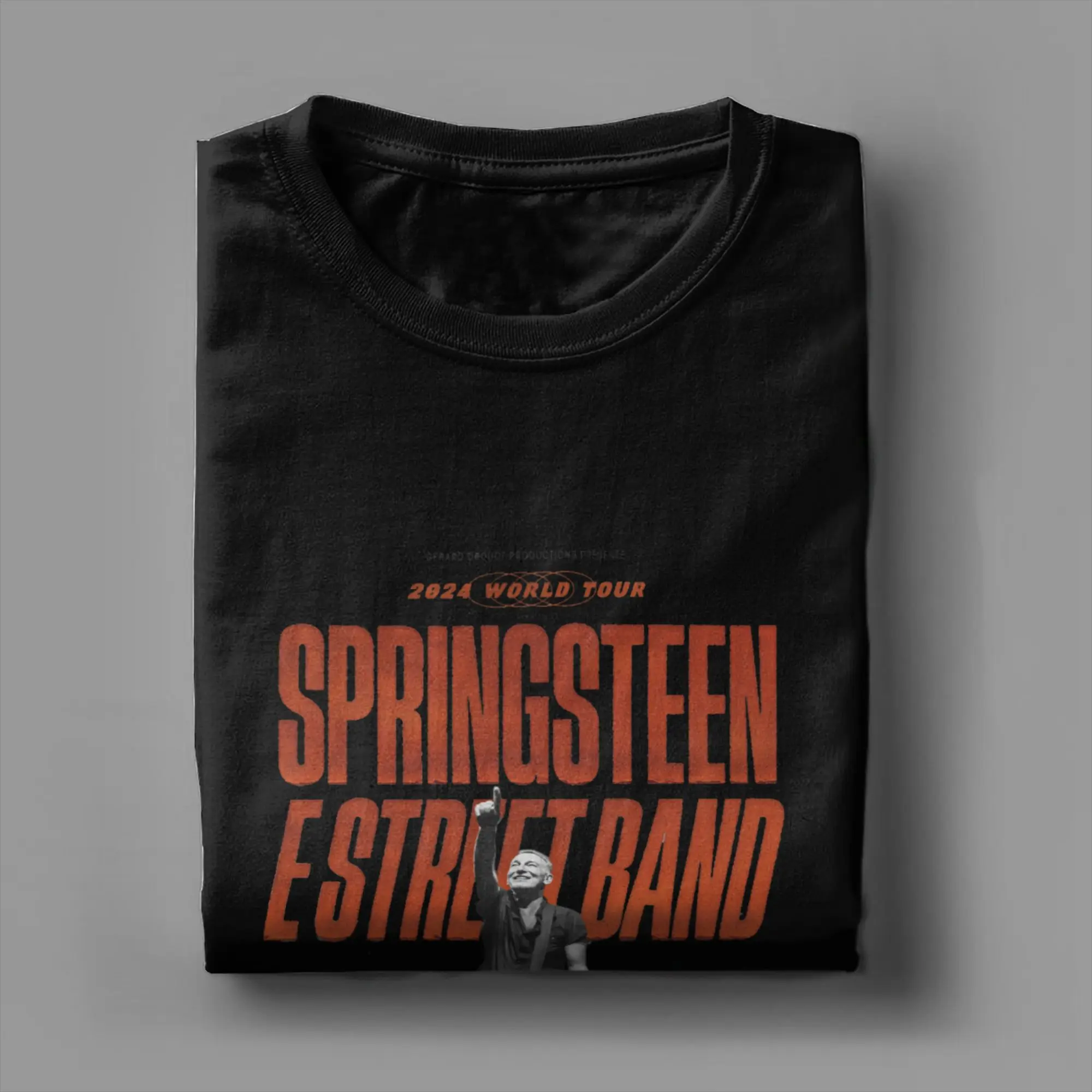 العالم بروس سبرينغستينز بوس موسيقى الروك جولة تي شيرت الرجال Y2K مضحك الصيف موضة تي شيرت رخيصة حجم كبير بلايز