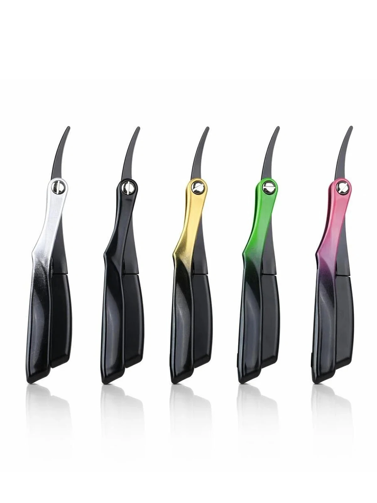 1 Stück Magnetischer Klingenkopf, manueller Rasiererhalter für Herren, faltbarer Barttrimmer, Rasiermesser für Friseursalons, Styling-Werkzeug