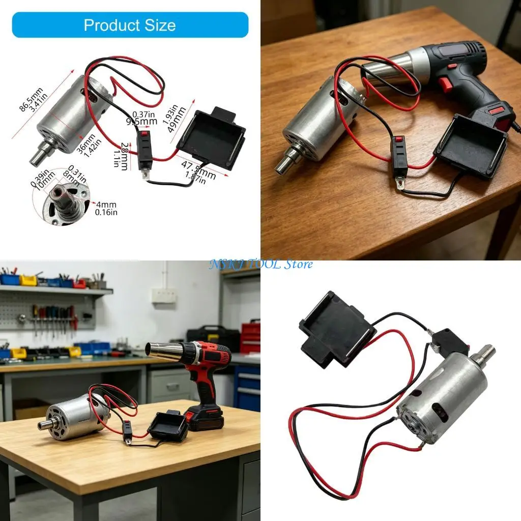 

L8RC Professional 21V Lithiums Batteries Blower Motor Assembly Compatible for Styles Tool Low Weight Heavily Build