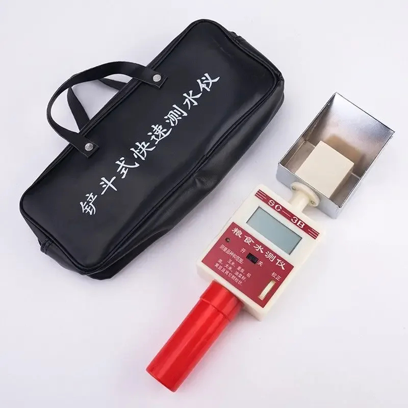 

NEW SC-3B Bucket Grain Moisture Meterf, Wheat Maize Rice Soybean and Rapeseed Moisture Meter, LCD display value stabled HOT