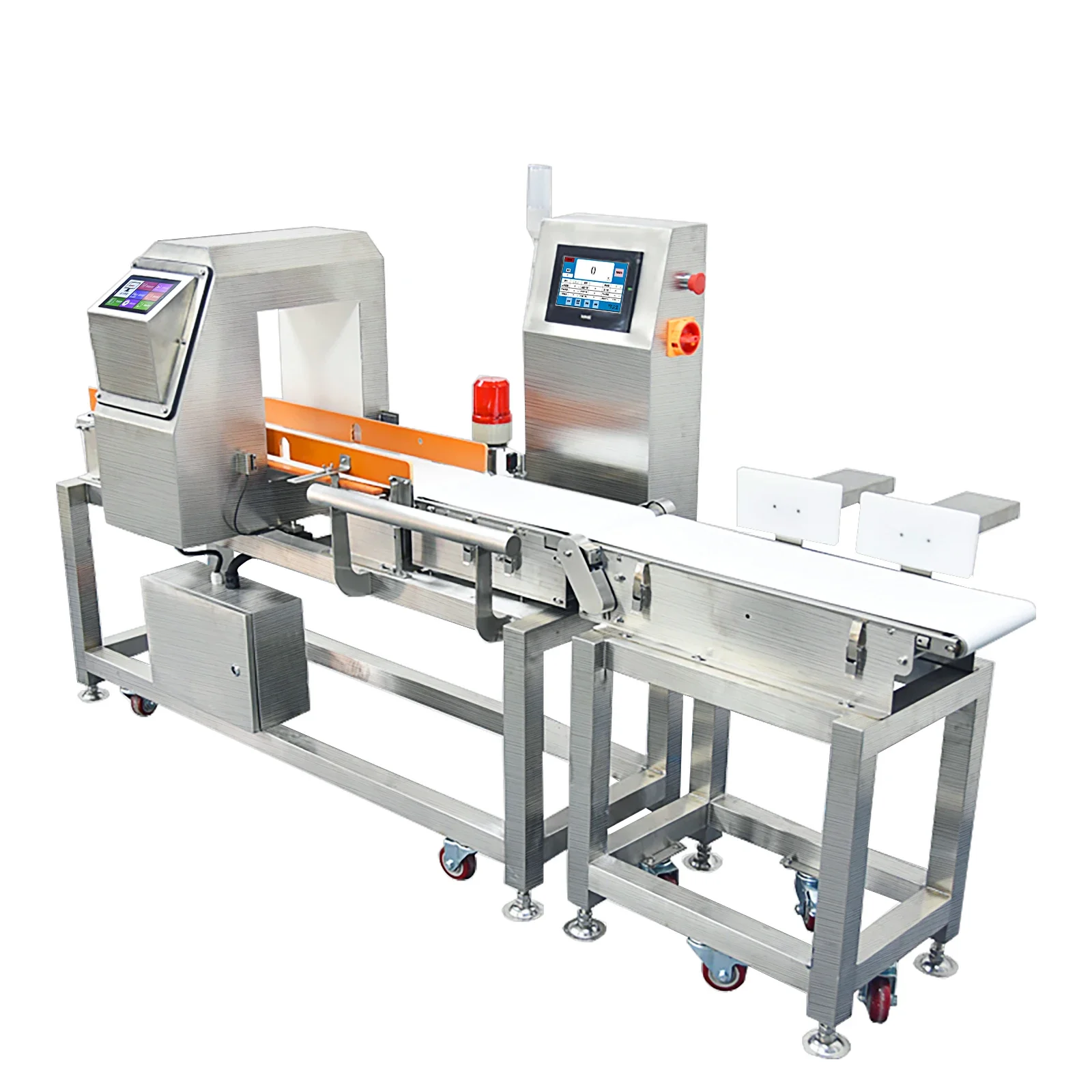 Manufacture Automatic Multi Checkweigher Calibratable Check Weigher Belt Conveyor Accurate Weight Sorting Machine With Rejector