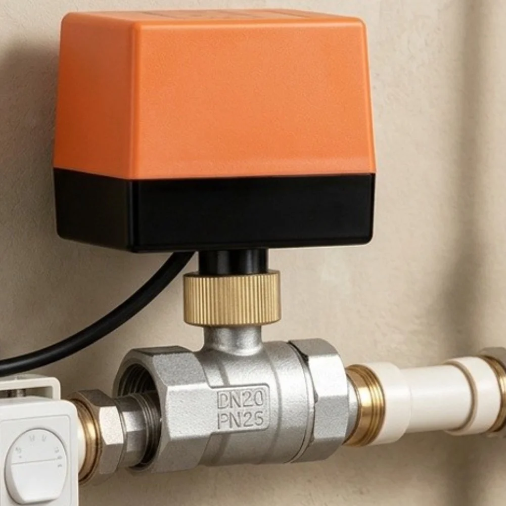 AC220V Electric Ball Valve with 3-Wire Solenoid Design for Water Flow Actuation in Commercial and Industrial Water Networks