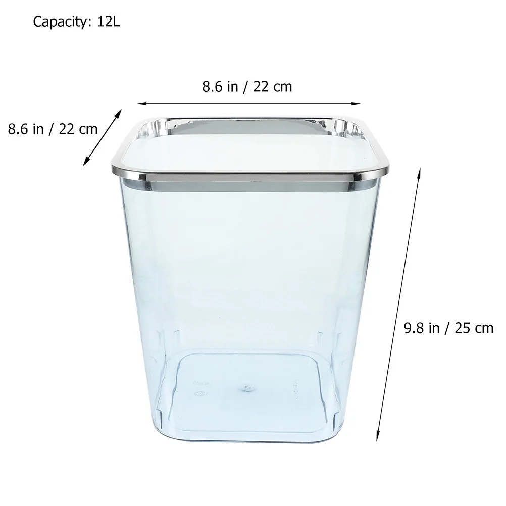 

Large Capacity Trash Bucket Portable Plastic Wastebasket Thickened PP Material for Bathroom Kitchen Bedroom Office Home